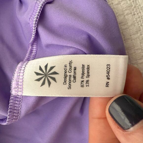 Large Athleta Purple Long-Sleeve T-Shirt - Picture 6 of 8